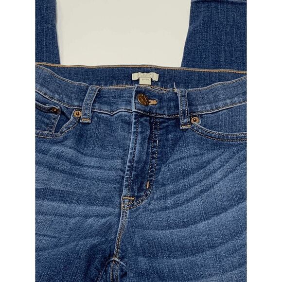 J. Crew Women’s Stretch  Skinny Jeans Denim Medium Wash Blue Size 28X28 - Picture 6 of 8